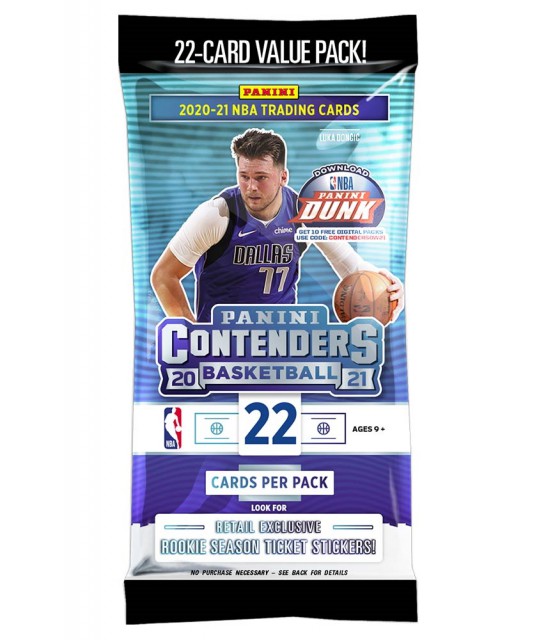 PANINI CONTENDERS 2020/2021 KORVPALLIKAARDID JUMBO VALUE PACK